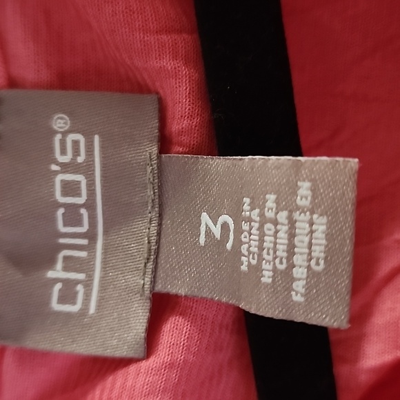 Chico's Scoopneck Knee-Length Dress siz Xl - Picture 4 of 6